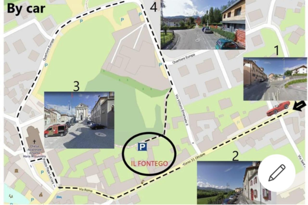 Il Fontego Bed & Breakfast Mel Екстериор снимка